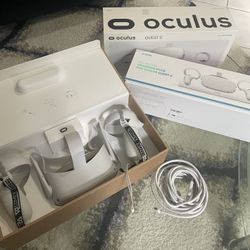 64 GB Oculus Quest 2 + Charger & Link Cable