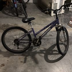 Schwinn 24” bike - purple