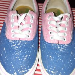 Mens Multicolored Vans Size 7