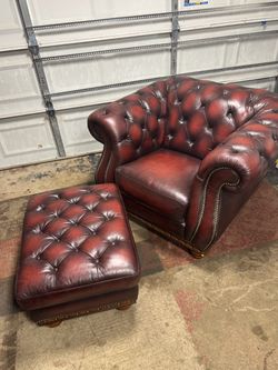 Vintage La-Z-Boy Armchair & Ottoman