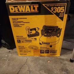 DeWalt Nailer and Compressor Combo Kit
