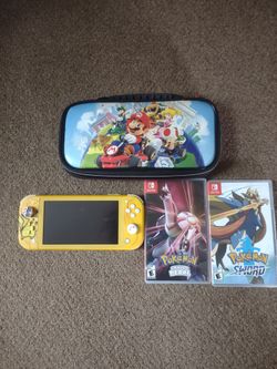 Nintendo Switch Lite Bundle with Games and Case