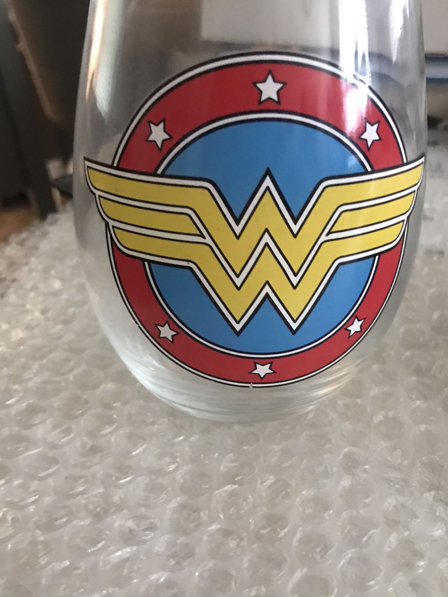 Wonder Women Wine Glass