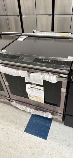 💥Great Save💥 GE Profile™ 30" Smart Slide-In Fingerprint Resistant Front-Control Induction and Convection Range with No Preheat Air Fry