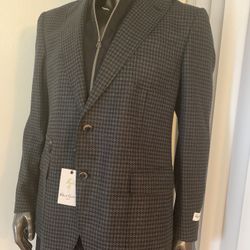 New Robert Graham Wool Designer Jacket 