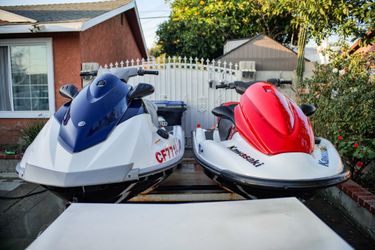 2011 Yamaha VX deluxe & Kawasaki STX-12F Jet Ski Package w/Trailer
