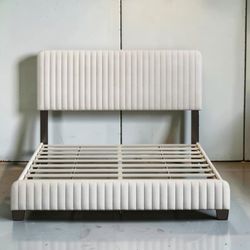 Queen Velvet Bed Frame
