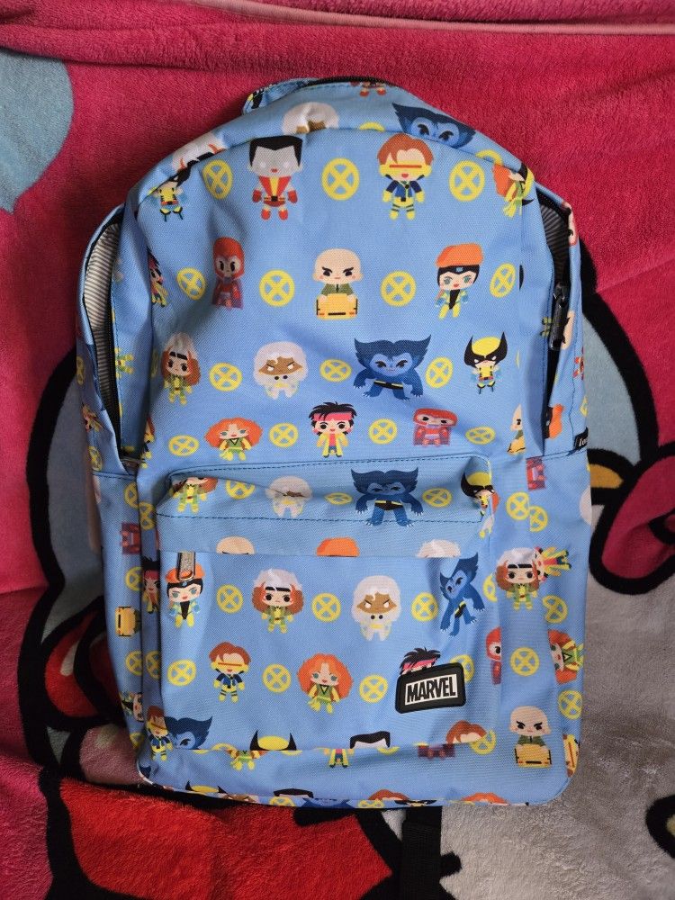 Loungefly x Marvel X-Men Chibi Character AOP Backpack
