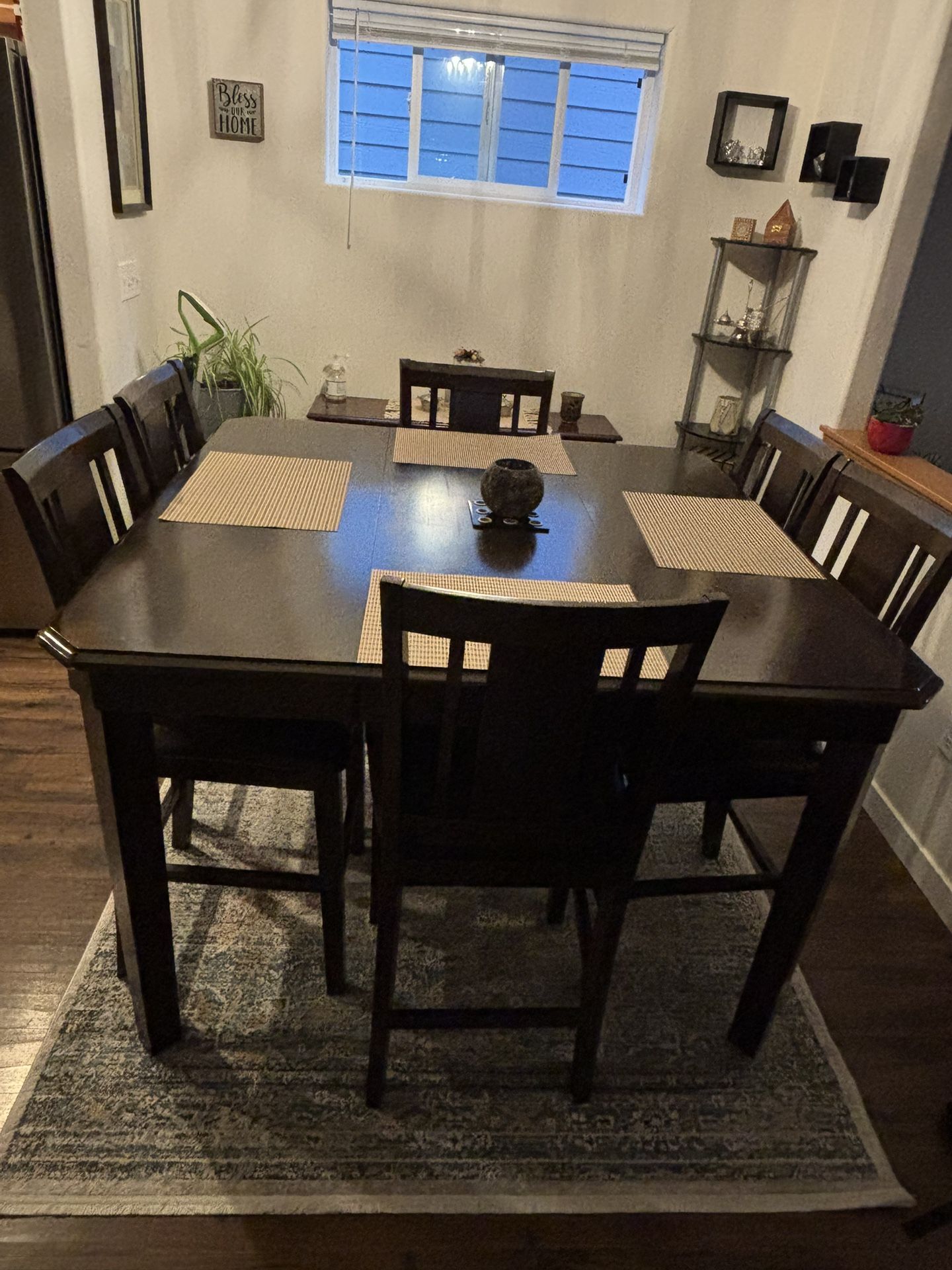 Furniture Dining Table With Six Chairs