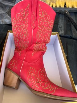Woman’s cowboy boots