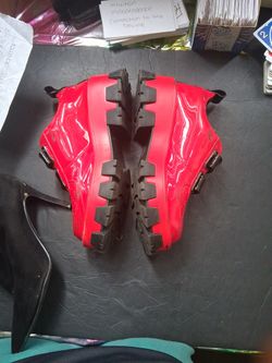 Red Paton Leather Shoes