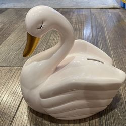Pink Swan Coin Bank