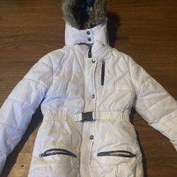 White Winter Jacket Fuzzy XLkids