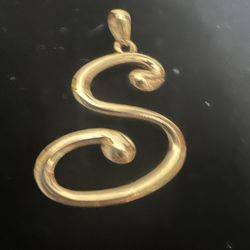 18k Real Gold Pendant 