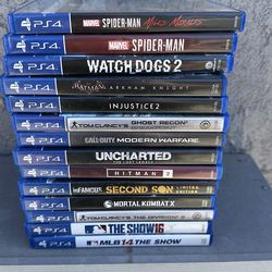 PS4 games for sale or trade