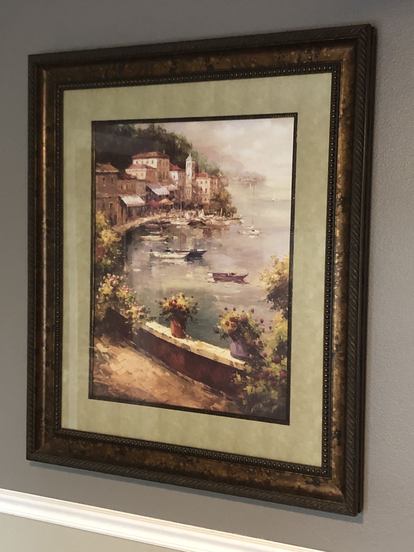 Large Tuscan Framed Print