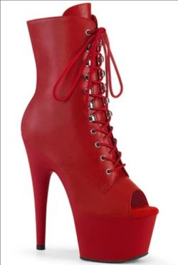 Pleaser boots Adore 1021 Red size 7