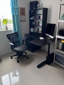 IKEA office set up