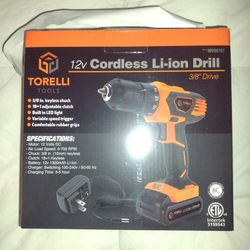 Torelli 12v cordless drill Li-ion