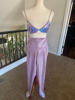 Mermaid Scale Two-Piece Costume Set
