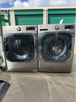 LG ThinQ washer and gas dryer front load XL Capacity