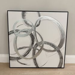 30x30 Inch Modern Paint Wall Art
