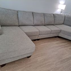 Sofa / Couch Sectional KEVIN CHARLES Gray 🛻 DELIVERY AVAILABLE 