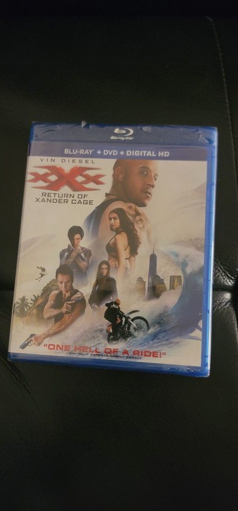 $5 BLU RAY MOVIE. XXX: RETURN OF XANDER CAGE. BLU RAY / DVD ONLY. NO DIGITAL. $5 OR TRADE FOR A MOVIE TITLE I DO NOT ALREADY OWN.