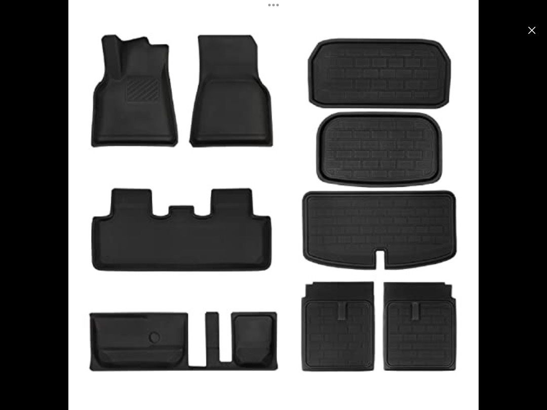 OtriFowd Tesla Model Y Floor Mats 2023 2022 2021 2020, Tesla Model Y 7
