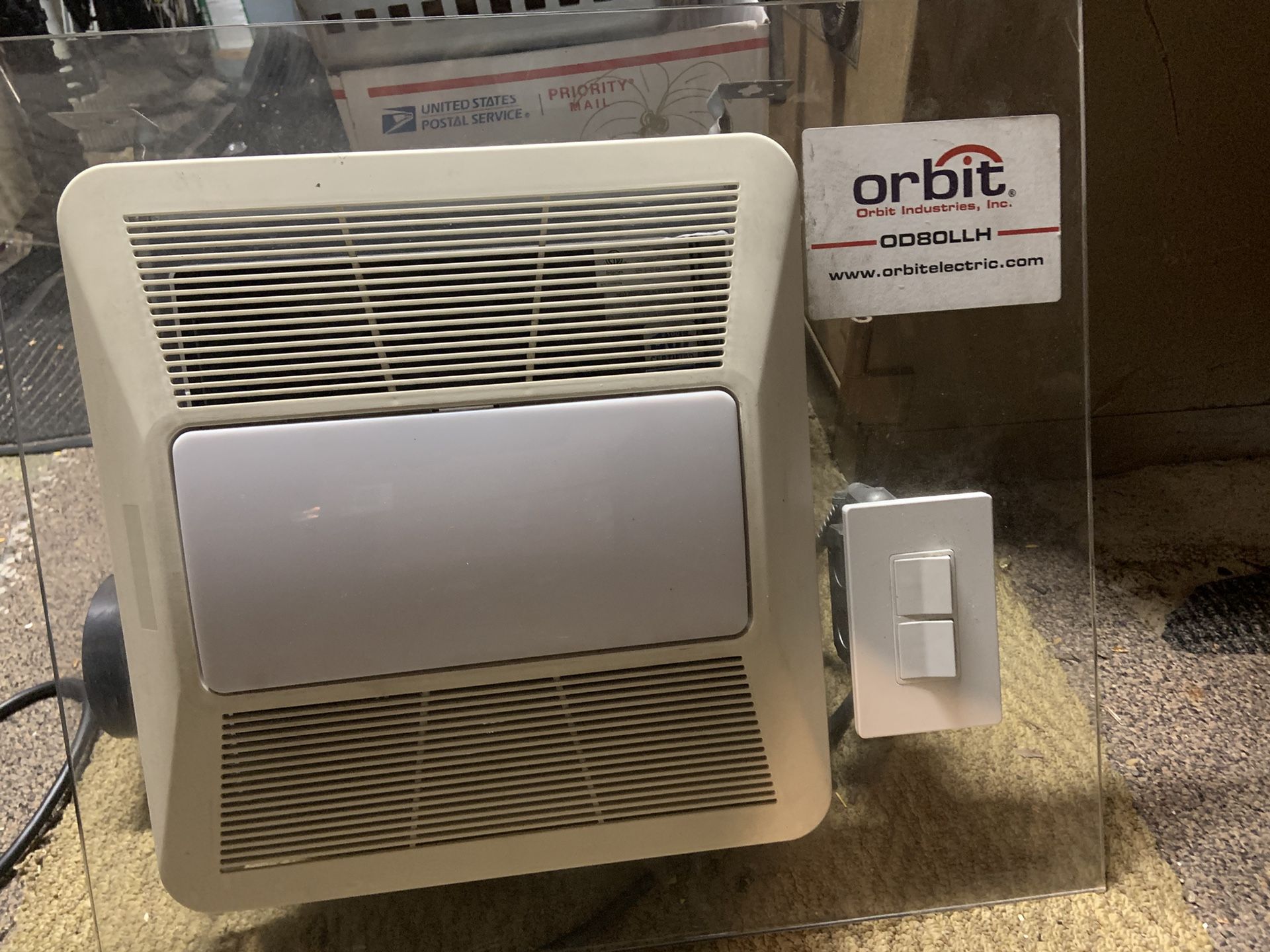 New Bathroom Exhaust Fan and Light