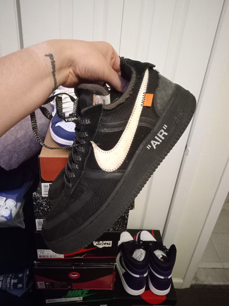 Off White Air Force Size 10.5 Condition 6/10 