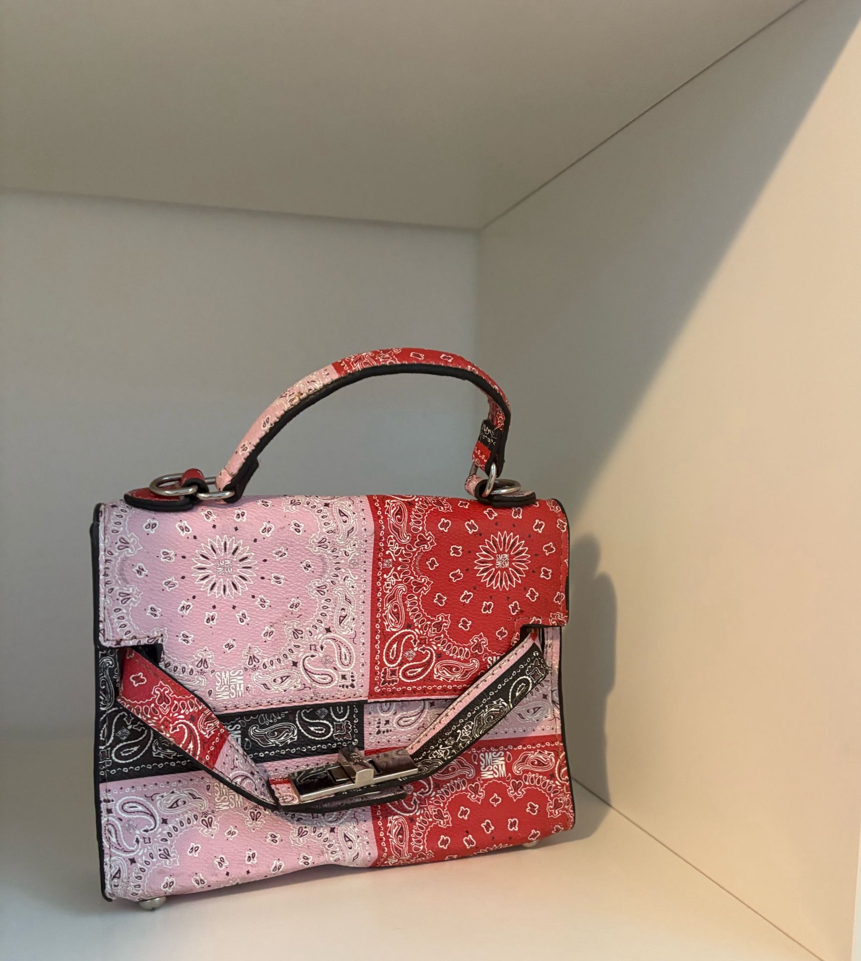 Steve Madden Bandana Print Handle Top Bag