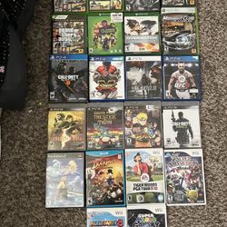 Video Game Lot Need Gone Asap Xbox One Xbox 360, PlayStation 4, PlayStation 5, PlayStation 2, PlayStation 3, Wii, Wii U