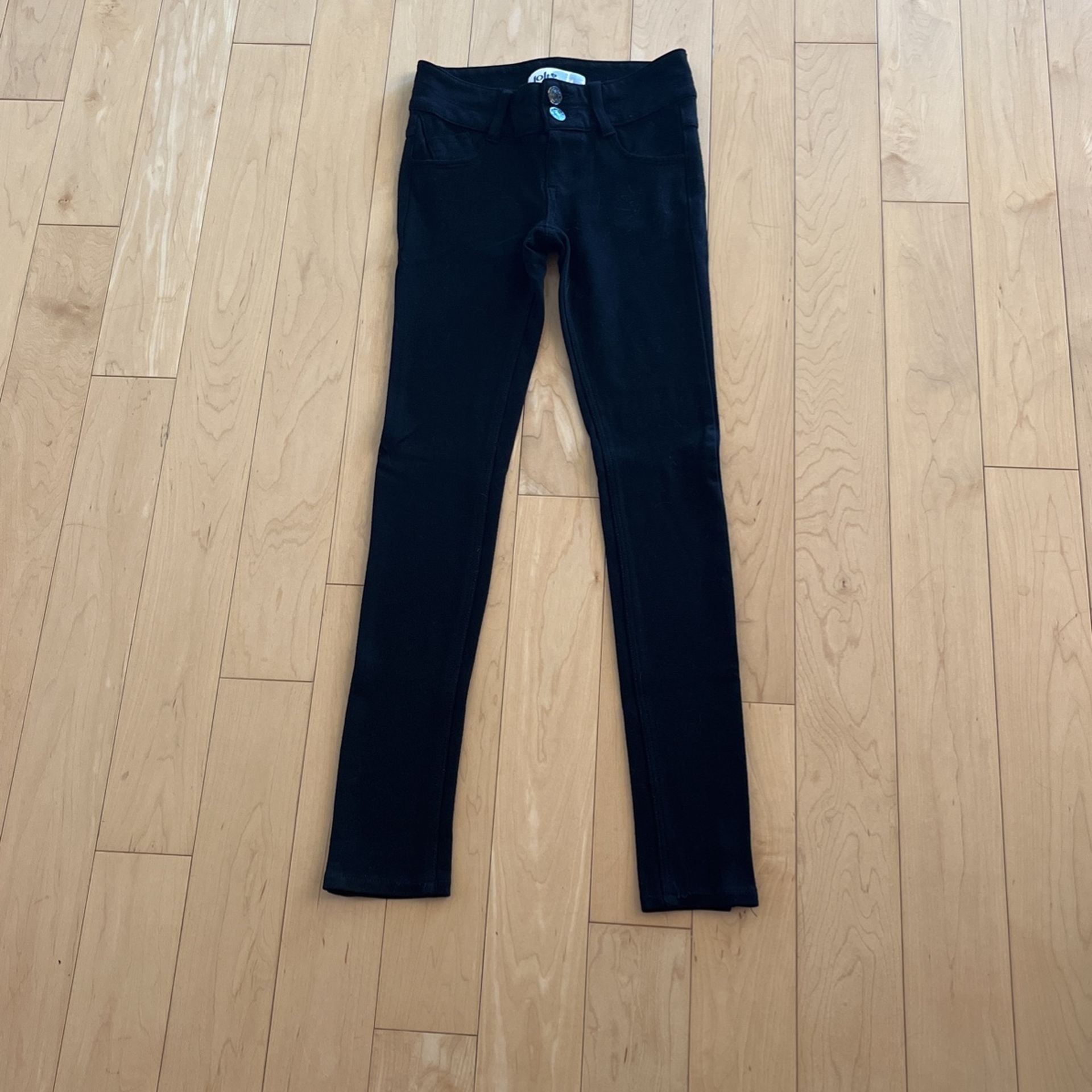 Jolt Black Pants Teen Size 00