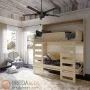 BredaBed Murphy Twin Bunk Bed
