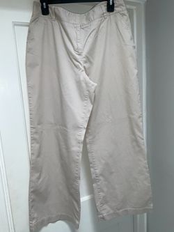 Attention Beige Wide-Leg Chino Pants Size 14