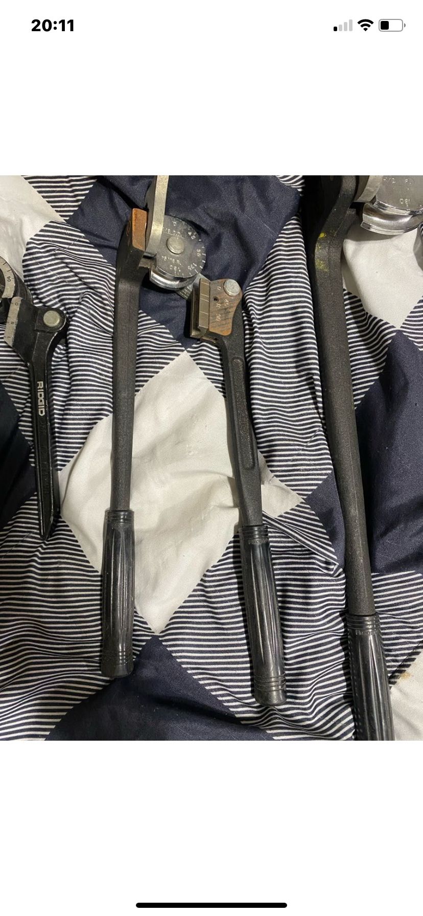 Three Rigid Pipe Benders
