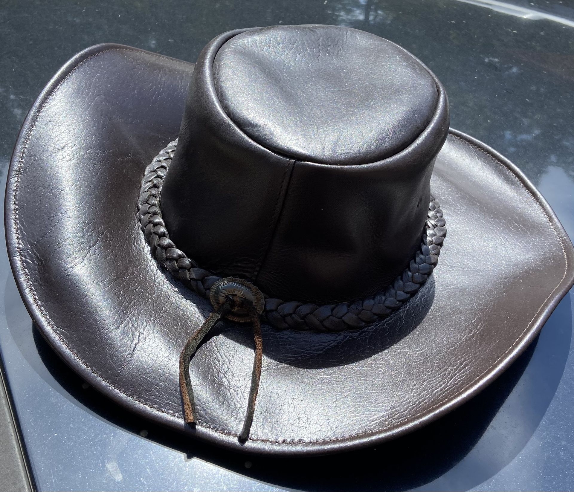 Leather Hat Brand New