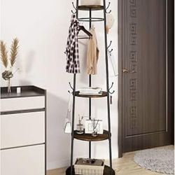 Corner Coat Rack Floor