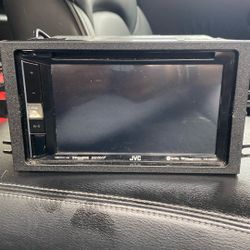 7 inch screen radio JVC. Bluetooth radio CD player Satellite  TV screen