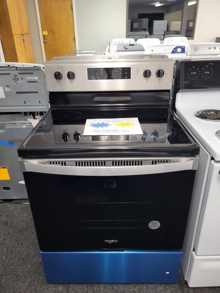 🧟‍♂️Wicked Good Sales! 2021 Whirlpool Electric Stove-Warranty Included