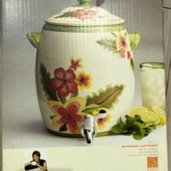 NEW - Susie Coelho Style ceramic beverage dispenser
