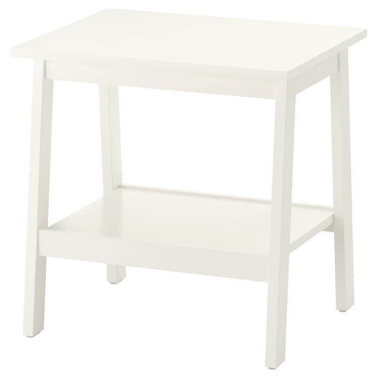 White LUNNARP Side Table (1 available)