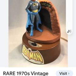Antique Batman Lamp 