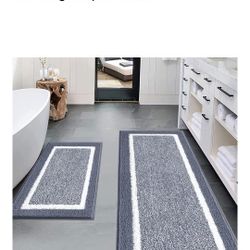 Bathroom Rugs Set of 2