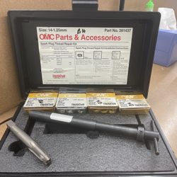 OMC Evinrude,Johnson Helicoil Outboard Motor Spark Plug Thread Repair Kit 391437