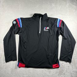 BMW Pullover Performance Driving School M Series Men’s S 1/4 Zip Sweatshirt #11A