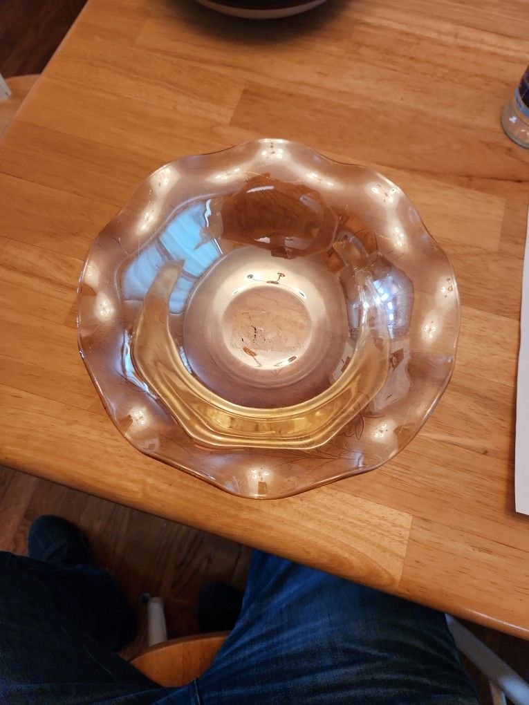 Vintage Flower Shaped Bowl