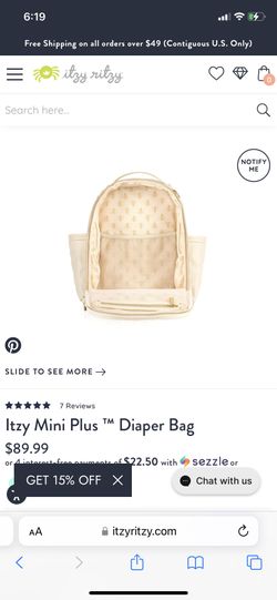 Itzy Ritzy Milk And Honey Bag