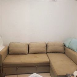 L Shaped Sofa-Bed with Storage